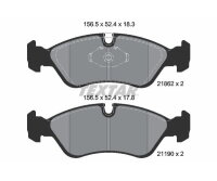 TEXTAR Bremsbelagsatz Bremsbeläge Q+ Vorderachse für Opel Astra F Calibra A Vectra B