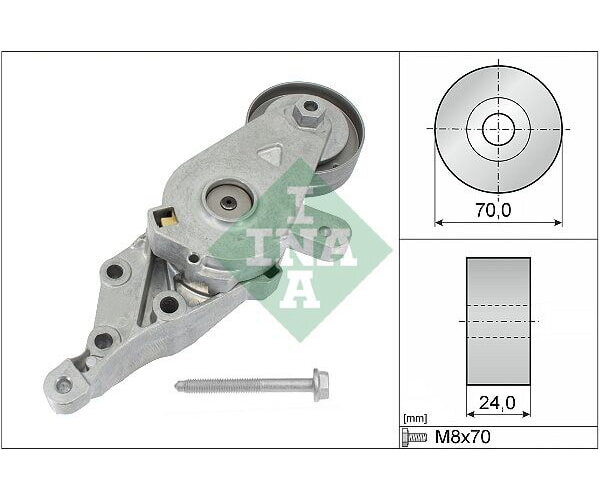 Riemenspanner Keilrippenriemen INA 534 0140 30 VW Golf 4 Audi A3 8L 1.9 TDI
