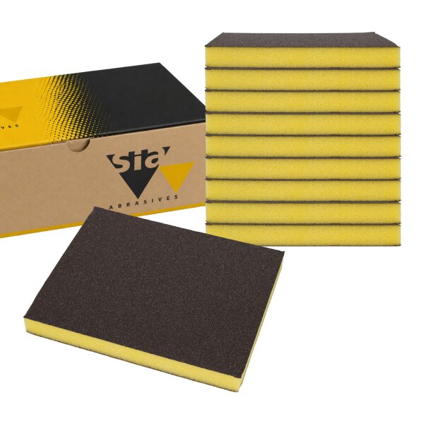 Schleifschwamm SIA Fine 98mm x 120 mm Korngröße 220 bis 280 Schleifpapier 1x