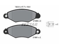 TEXTAR Bremsbeläge Q+ VORDERACHSE für CITROËN C25 FIAT DUCATO PEUGEOT J5