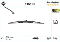 Scheibenwischer SWF 116136 für Audi A4 B5 VW Passat B5 530 mm Adapter T16