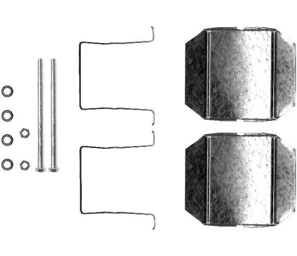 Scheibenbremsbelag-Zubehörsatz TEXTAR 82059800 für Citroën CX C5 5-teilig