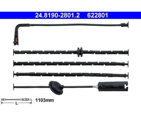 ATE Warnkontakt Bremsbelagverschleiß für MG 24.8190-2801.2