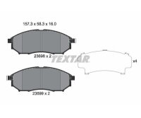 TEXTAR Bremsbelagsatz Scheibenbremse 2369801