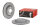 2x BREMBO Bremsscheibe PRIME LINE - Co-Cast Hinterachse 300mm