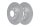 2x ATE Bremsscheibe Hinterachse 245mm