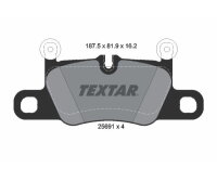 TEXTAR Bremsbelagsatz Bremsbeläge Hinterachse...