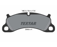 TEXTAR Bremsbelagsatz Scheibenbremse Q+ 2500301