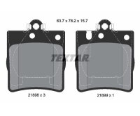 TEXTAR Bremsbelagsatz für Mercedes C E S Klasse CLK...