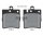 TEXTAR Bremsbelagsatz für Mercedes C E S Klasse CLK SLK W124 W210 S210 hinten