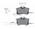 TEXTAR Bremsbelagsatz für VW Polo III IV Lupo 3L Seat Ibiza III Bremse hinten