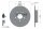 2x TEXTAR PRO Rear Brake Disc, 260 mm, for Honda 92125403