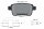Bremsbeläge hinten für Renault Kangoo KW FW TEXTAR 2469201 Bremsbelagsatz