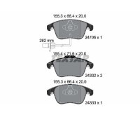 TEXTAR Bremsbelagsatz für Audi A4 A5 B8 Coupe Limo...