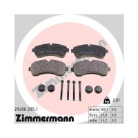 ZIMMERMANN Bremsbeläge Vorderachse für VW...