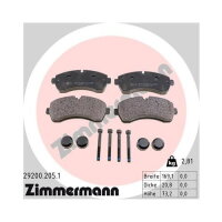 ZIMMERMANN Bremsbeläge Vorderachse für VW...