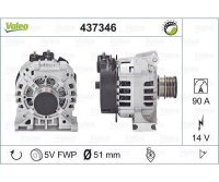 VALEO Generator Lichtmaschine 14V 90A für Mercedes...