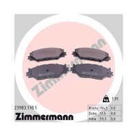 ZIMMERMANN Bremsbelagsatz für Lexus IS II XE20 IS C...