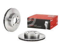 2x BREMBO PRIME LINE front brake rotors, 260 mm diameter, for Ford