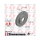 2x Zimmermann Bremsscheibe Ø 256mm für Mitsubishi Smart 380.2166.20