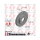 2x Zimmermann Bremsscheibe Ø 256mm für Mitsubishi Smart 380.2166.20