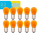 10x Trifa 12V 21W BAU15s gelb Blinkerbirne PY21W ECE R37 Glühlampe Leuchte