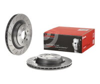 2x Brembo Bremsscheibe Hinterachse für Mercedes-Benz SL R230 PRIME LINE