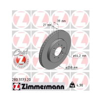 2x Bremsscheiben vorne 258mm für Honda Jazz II City...