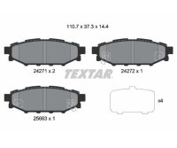 TEXTAR Bremsbelagsatz Scheibenbremse 2427101