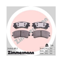 ZIMMERMANN Bremsbelagsatz Bremsbeläge VORDERACHSE für MAZDA