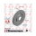 Sport Bremsscheibe vorne 305x28 mm gelocht für Alfa Romeo ZIMMERMANN 110.2212.52