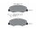 TEXTAR Bremsbelagsatz für Opel Movano Nissan NV400 Renault Master Bremse hinten