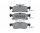 TEXTAR Bremsbelagsatz für JEEP Grand Cherokee IV Dodge Durango Bremse vorne