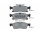 TEXTAR Bremsbelagsatz für JEEP Grand Cherokee IV Dodge Durango Bremse vorne
