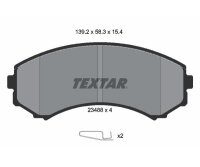 TEXTAR Bremsbelagsatz für Mitsubishi Grandis Pajero...
