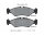 TEXTAR Bremsbelagsatz für VW LT 28-35 28-46 Mercedes Sprinter 2-T Bremse hitnen