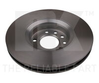 2x NK front brake rotors, 302 mm diameter, for Opel 203648