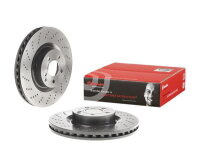 1x BREMBO Bremsscheibe Vorderachse gelocht Ø 344mm für Mercedes Benz 09.B746.61