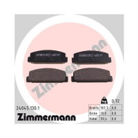 Bremsbelagsatz Bremsbeläge hinten für Mazda 6 626 Premacy Zimmermann