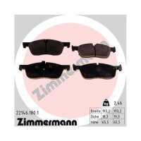 ZIMMERMANN Bremsbelagsatz Bremsbeläge VORDERACHSE für Land ROVER JAGUAR