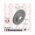 2x ZIMMERMANN COAT Z Brake Disc, Front Axle, 303 mm