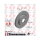 2x ZIMMERMANN COAT Z Brake Disc, Front Axle, 303 mm