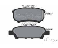 TEXTAR Bremsbelagsatz, Scheibenbremse 2401401