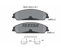 Bremsbelagsatz Bremsbeläge vorne für Chrysler 300C Dodge Charger Textar