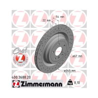 2x Bremsscheiben hinten 345mm für Mercedes ML GLE GL...