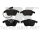 NK Bremsbelagsatz Brembeläge VORDERACHSE für Audi A4 A5
