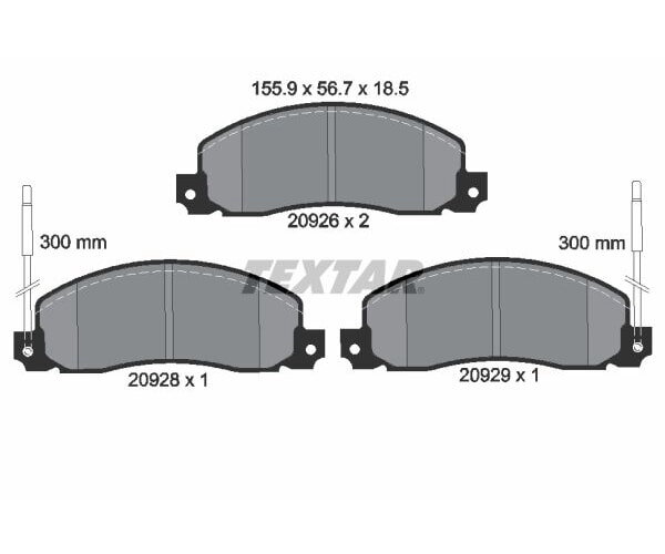 Bremsbeläge VORDERACHSE ffür RENAULT OPEL TRAFIC ARENA TXW T5 T6 T7 T1