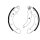 Bremsbackensatz Hinten BMW 3er E36 TEXTAR Trommelbremse 91044000
