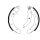 Bremsbackensatz Hinten BMW 3er E36 TEXTAR Trommelbremse 91044000