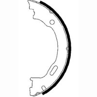 TEXTAR Bremsbackensatz Feststellbremse für Mercedes...